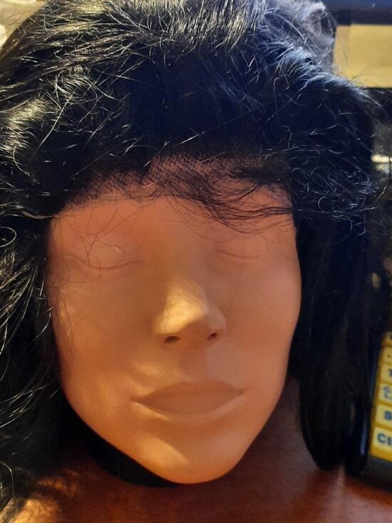 NEW ! Long Hair 27 inch Curly Wig Black main image 5